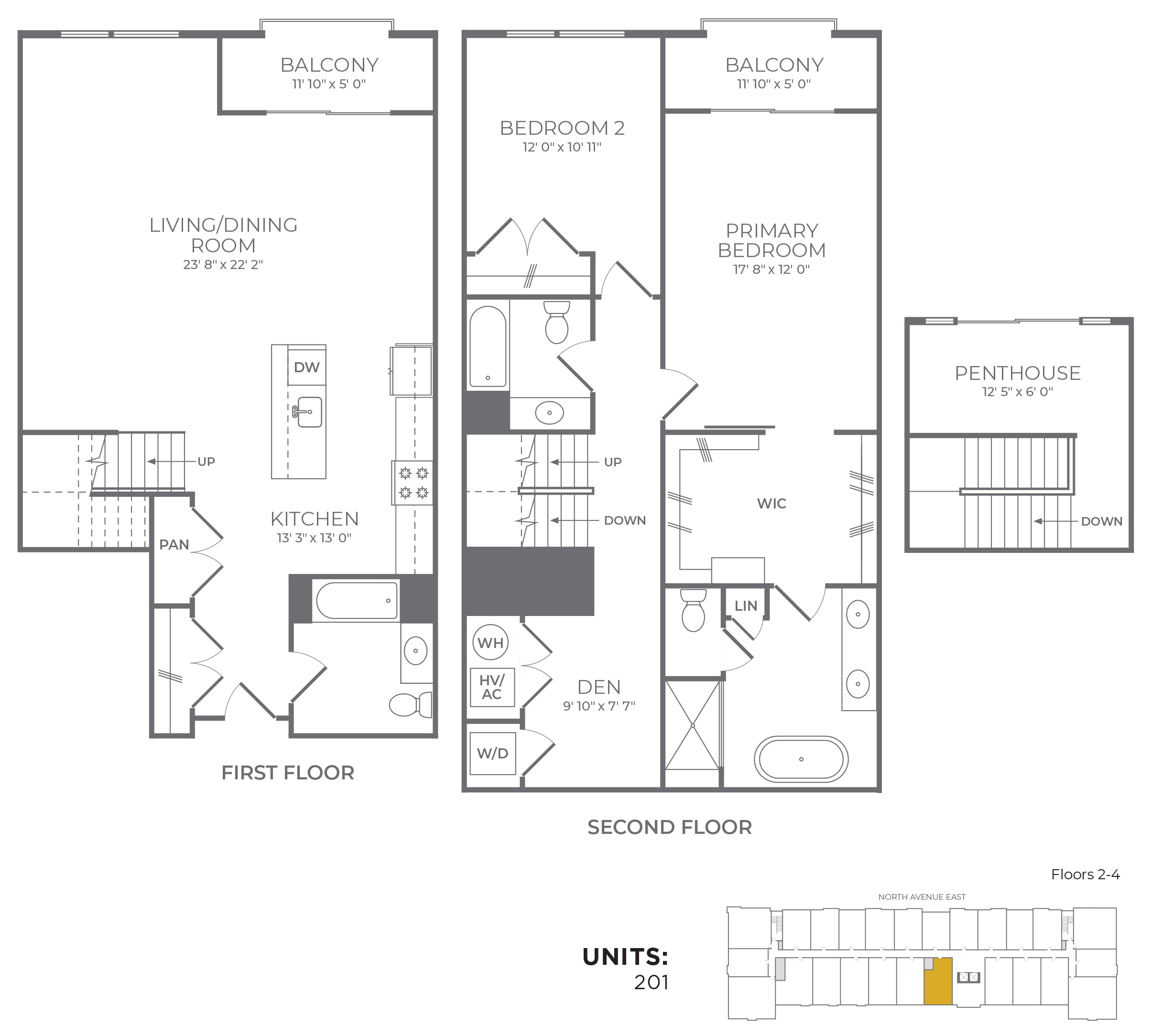 The Franklin's Floorplans and Layouts
